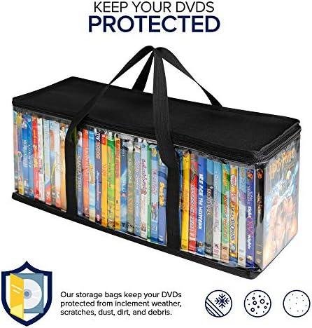 Review:⁤ Stock Your Home DVD Storage Bags - Organize Your Media Easily