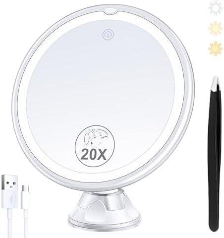 Review: B Beauty Planet 20X Lighted Makeup Mirror with 34 LEDs Light