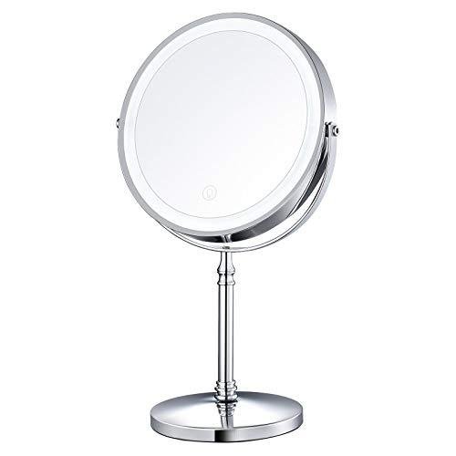 AMZTOLIFE 10X Lighted Makeup Mirror Review: Rechargeable and Adjustable Vanity Mirror