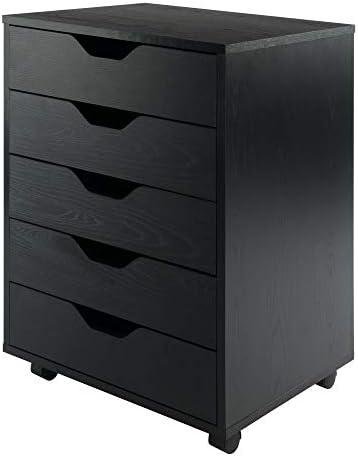 Review: Winsome Halifax 5-Drawer Storage Cabinet in Black