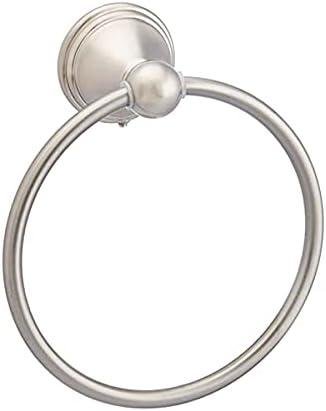 Amazon Basics Modern Towel Ring Review: Elegant Satin Nickel Fixture for Your Bathroom