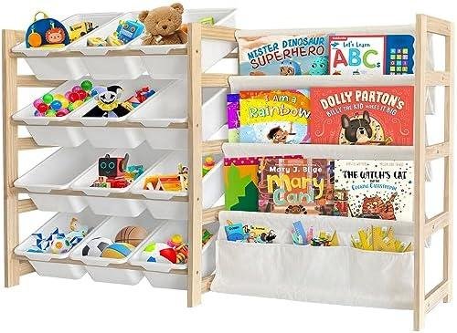 Experlamb Toy Storage Organizer Review: 4-Tier Shelf for Toys and Books