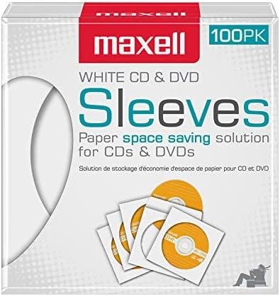 Review: Maxell CD/DVD Storage Sleeves – White, 100/Pack