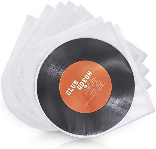 Facmogu 100ct 7″ Round Bottom Vinyl Sleeves: Protect Your Records in Style