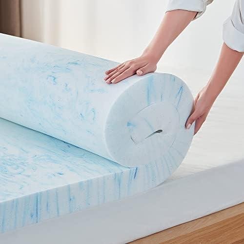 LINSY LIVING Gel Memory Foam Mattress Topper Review: Soft, Cooling, and CertiPUR-US Certified