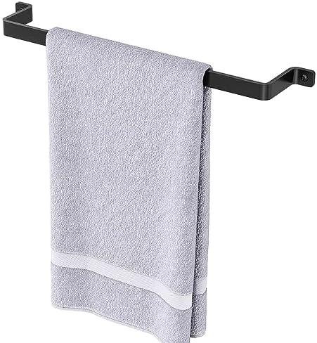 Review: Premium Metal 16” Black Bathroom Towel Bar – Easy Installation, Sturdy Construction, Modern Design