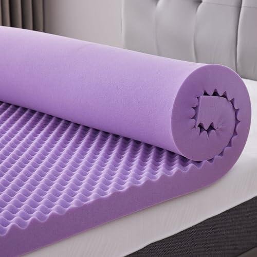 SINWEEK 2 Inch Egg Crate Memory Foam Mattress Topper Review: Back Pain Relief & Comfort