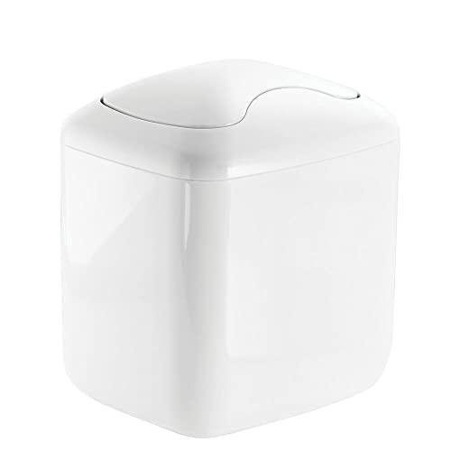 Review: mDesign Plastic Mini Wastebasket Trash Can – White