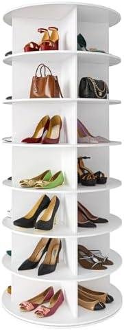 SpaceAid Rotating Shoe Rack Tower Review: Efficient Shoe Storage Solution