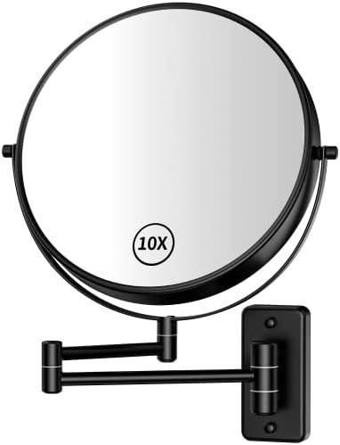 Gospire 9″ Large Size Wall Mount Makeup Mirror Review: 360° Swivel & Dual-Sided Magnification!