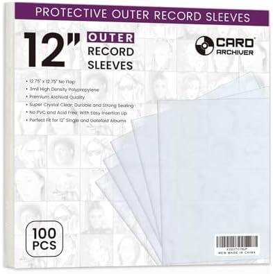 Review: 100-Pack 12-inch Vinyl-Record Outer Sleeves – LP Record Protector