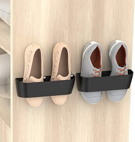 Review: Wall Mounted Shoes Rack 2Pack – Organize and Declutter with Ease