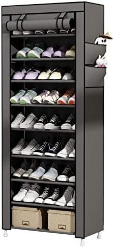 Review: UDEAR 9 Tier Shoe Rack – Grey Shoe Shelf Organizer