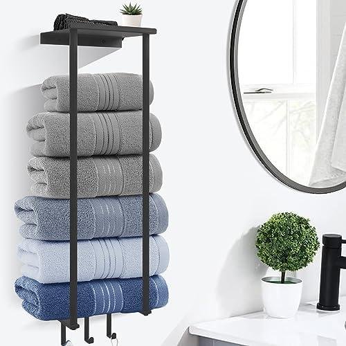 Review: HOTNIU Vertical Towel Rack for Small Bathrooms