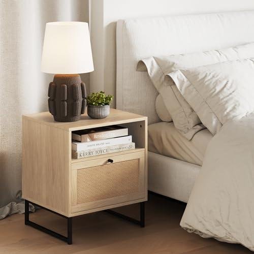 Review: Nathan James Mina Rattan Wood Accent Table Nightstand