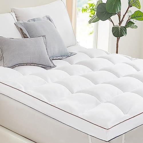 Review: Cooling Pillow Top Mattress Topper Queen Size – Extra Thick & Plush