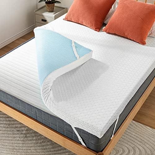 PERLECARE Cooling Gel Memory Foam Mattress Topper Review: 10-Year Warranty, CertiPUR-US Certified