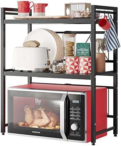 NETEL Adjustable Microwave Oven Rack Review: Space-Saving Solution for Your Kitchen Countertop