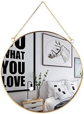 Review: LONGWIN Gold Geometric Circle Mirror – Stylish Decor for Any Room