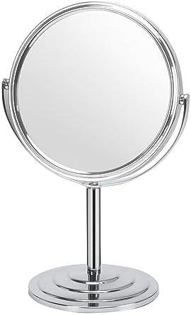 Review: 1X 3X Magnifying Vanity Mirror – Silver 7 Inch Standing Bathroom Mirror