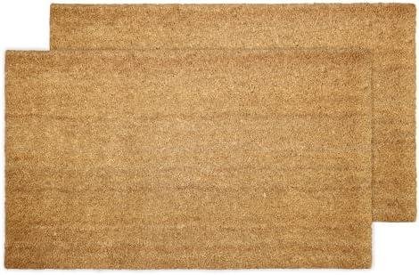 Review: Cotton Craft Coco Coir Doormat – 2 Pack – Non Slip Heavy Duty Backing