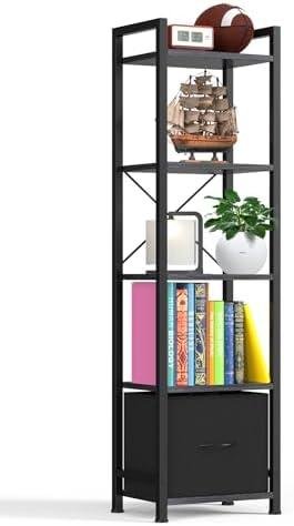 5-Tier Bookshelf with Storage Review: Practical and Stylish Shelving Solution