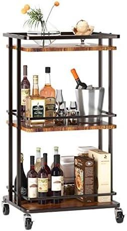 Elevate Your Space with Our 3 Tier Bar Cart: A Stylish and Functional Addition