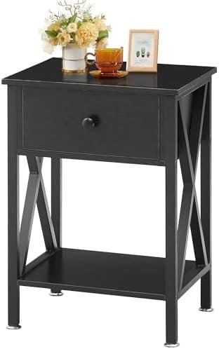 VECELO Modern Side End Table Review: Stylish and Functional Nightstand