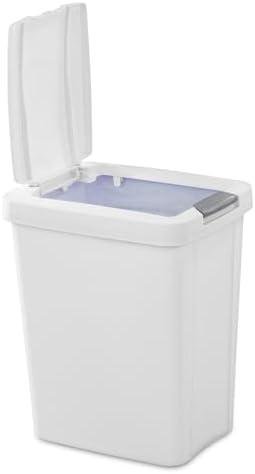 Review: Sterilite 7.5 Gallon TouchTop Wastebasket ⁣- ​Practical & Space-Saving