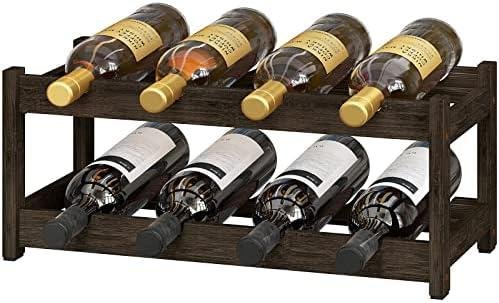 BAMEOS 2-Tier Bamboo Wine Rack Review: Functional, Stylish, and Perfect for Any Room