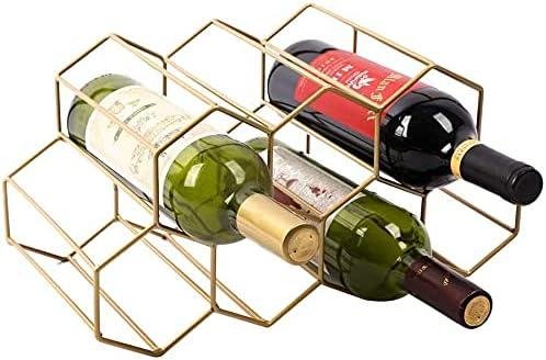 Review: Urban Deco Small Gold Wine Rack – Elegant & Space-Saving Storage Solution