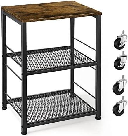 OYEAL Night Stand: Rustic Brown Industrial Side Table Review