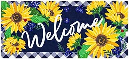 Evergreen Sassafras Sunflower Doormat Review | Premium Quality Design | Indoor & Outdoor Use | All Season Mat