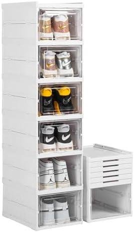 Review: 6-Tier Foldable Shoe Storage Box – Space-Saving & Sturdy