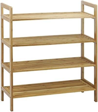 Organize Your Shoes in Style with Oceanstar Bamboo Shoe Rack