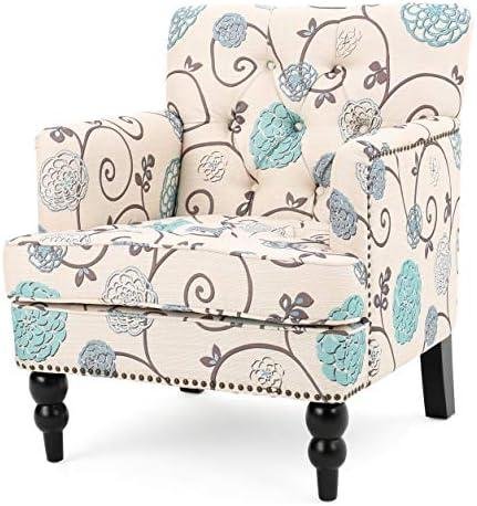 Review: Christopher Knight Home Harrison Club Chair in White & Blue Floral