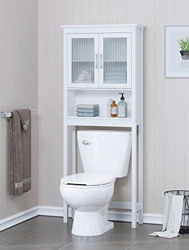 Stylish & Practical Bathroom Storage Solution: Spirich Over The Toilet Cabinet Review