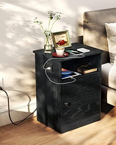 Review: TC-HOMENY Narrow End Table with Charging Station