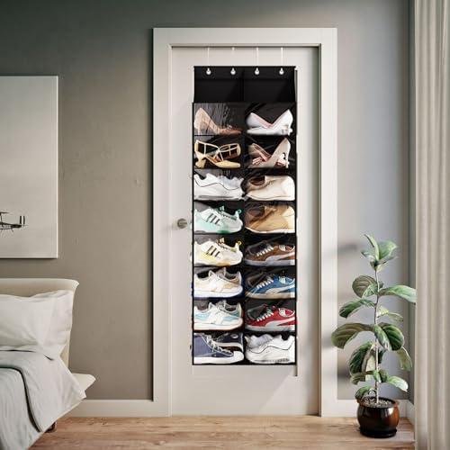 Review: Fixwal ⁢Over The Door Shoe Rack - Organize 16 Pairs of Shoes Easily!