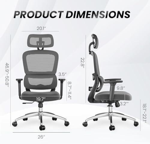 Soohow Ergonomic⁣ Mesh Office ‍Chair: ⁢Ultimate Comfort and‌ Support