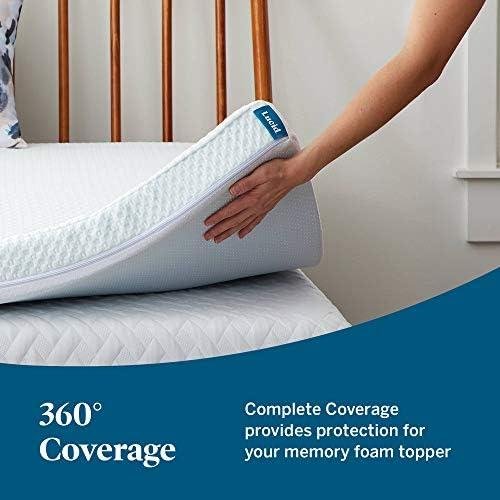 Lucid Mattress Topper Cover Review: ‍Comfort & Protection in One