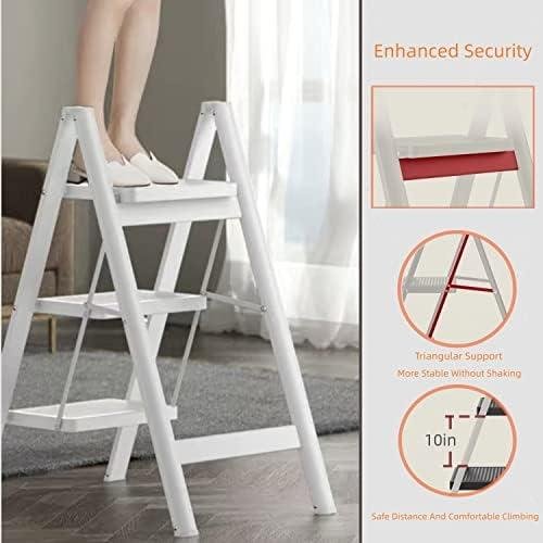 Review: MASHART BRAND 3 Step Ladder - Lightweight, Portable, and Safe