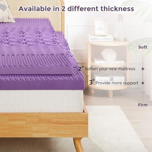 Upgrade Your Sleep with ⁤IULULU 2-Inch Queen Size Gel Memory Foam Topper