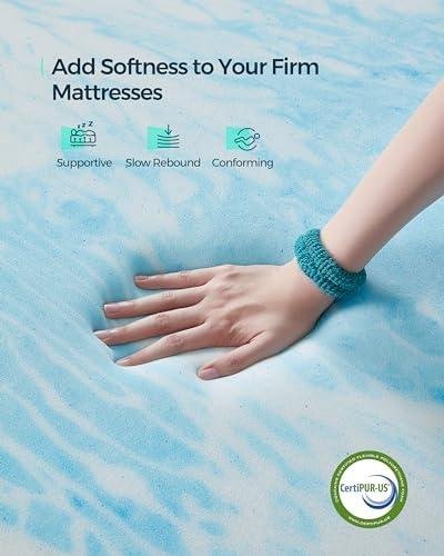 LINSY ‌LIVING Gel⁤ Memory Foam Mattress Topper Review: Soft, Cooling, and CertiPUR-US ⁢Certified