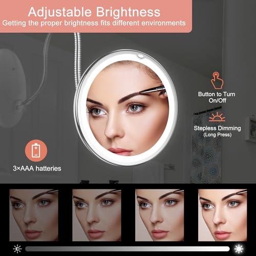 Review: KEDSUM Lighted Makeup​ Mirror with 10X Magnification