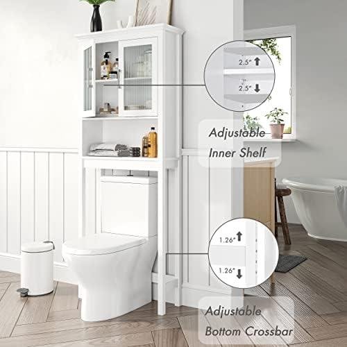 Stylish & Practical Bathroom Storage Solution: Spirich Over The Toilet Cabinet Review