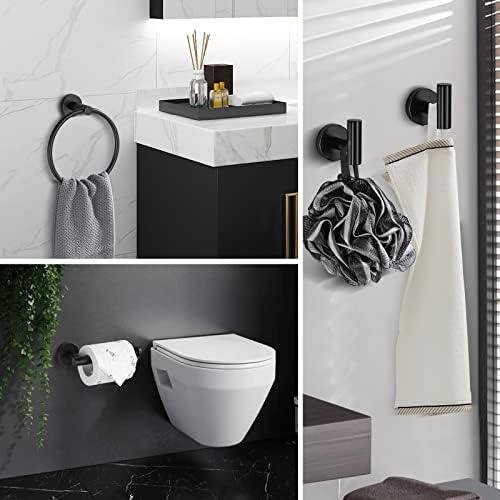 Review: Lairuier 4-Piece Bathroom Hardware Set in Matte Black