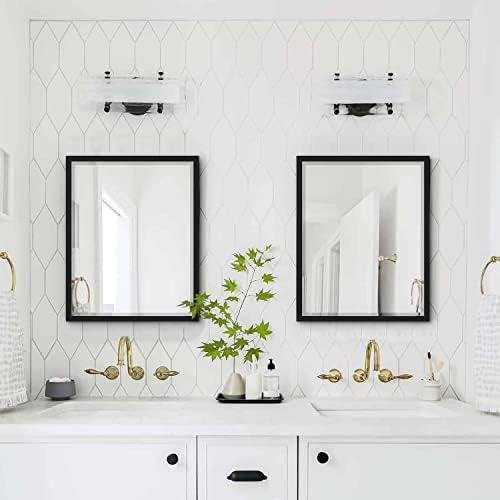 Review: Black Bathroom Mirror 24⁣ x 30-Inch - Elegant & Versatile