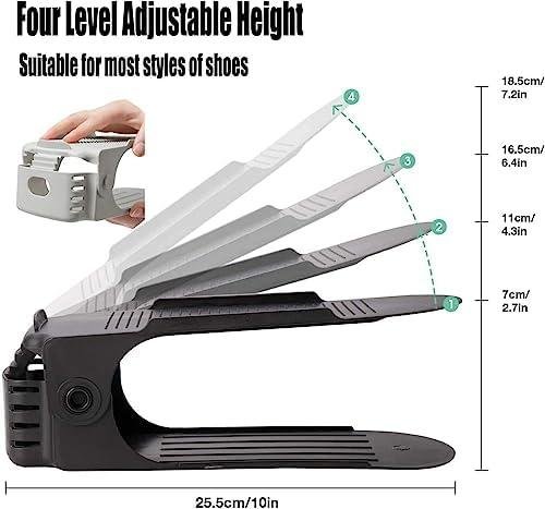 RISETEX Shoe Slots Organizer Review: Double Your Storage Space⁤ with These 36 Pack Shoe Organizers