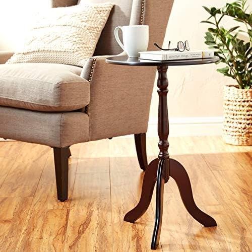 Review: Frenchi Furniture Mahogany Pedestal End Table⁣ - ⁤Compact‍ Classic Charm